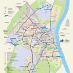 Mapa Tczewa z trasami linii autobusowych od 27-06-2016