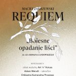 Plakat Requiem Bolesne opadanie liści
