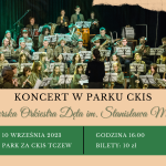 2023-09-10 Koncert w parku CKiS – Harcerska Orkiestra Dęta_plansza tv